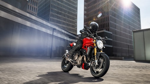 Red motorcycle